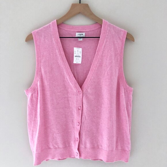 J. Crew Factory Sweaters - NWT J.Crew Button-front Sweater-vest